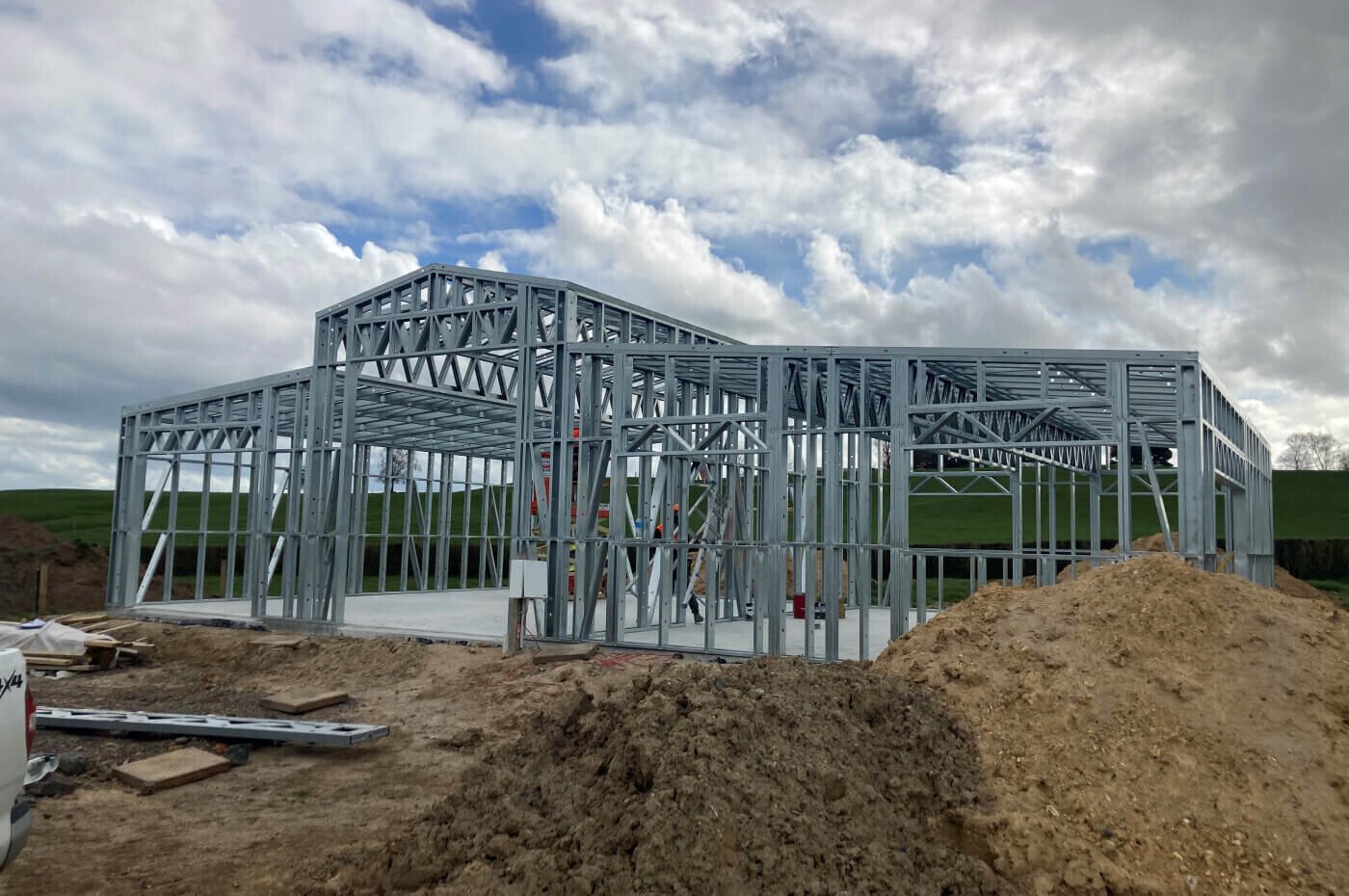 Heritage Barn Frame - 160sqm - Central Steel Framing