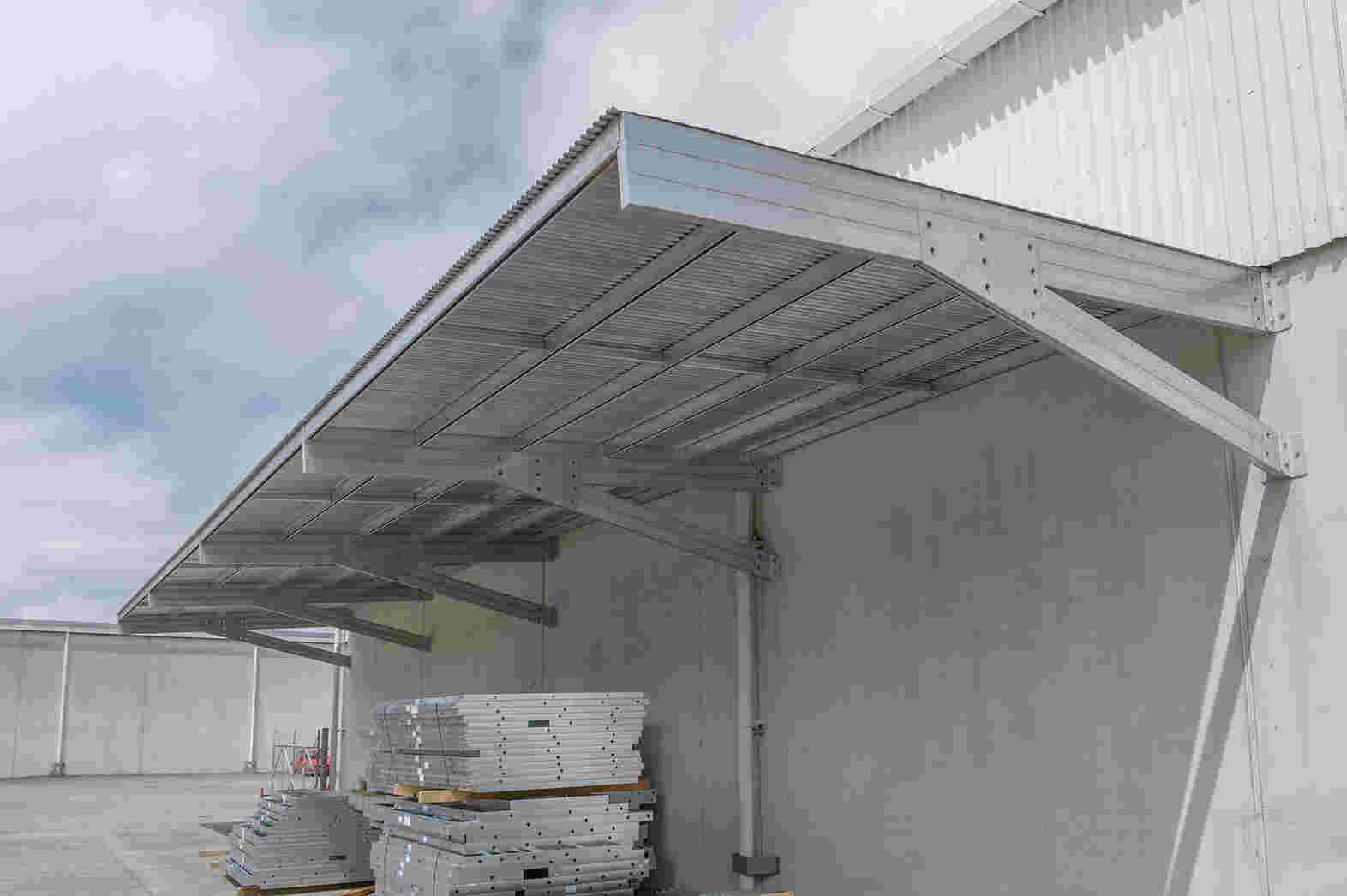X-CALIBR™ Project: Rollforming Services Cantilevered Canopy